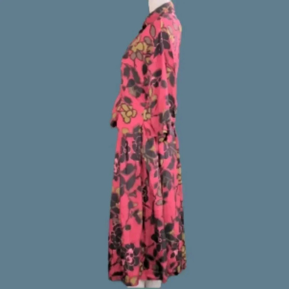 Vintage Silk 2 Piece Skirt & Blouse - Picture 5 of 17